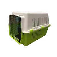 Transportador Kennel para mascotas gatos o perros fibra L60